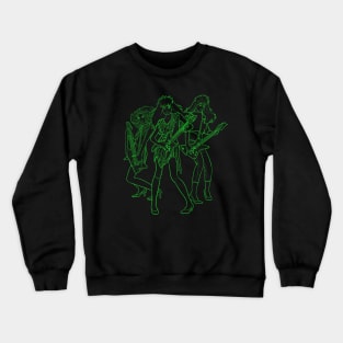 Jem's Misfit Band - Green Crewneck Sweatshirt